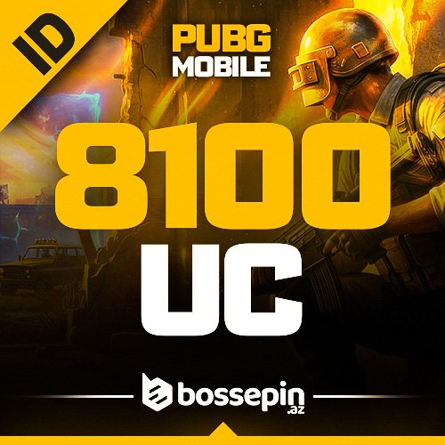 PUBG MOBİLE 8100 UC