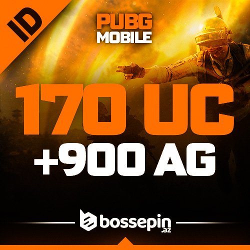 PUBGM 170 UC + 900 AG