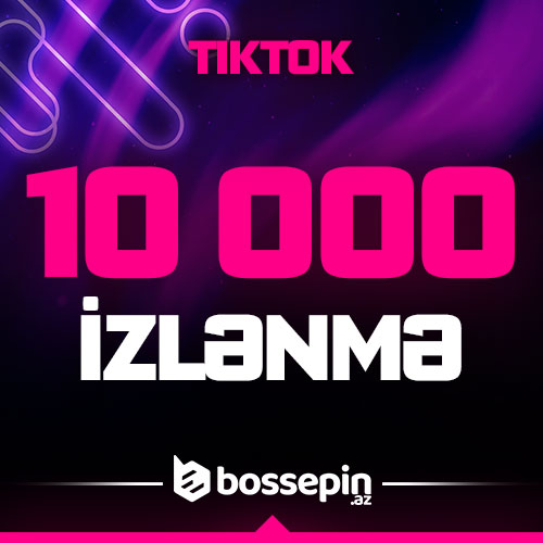 10000 Tiktok izlənmə